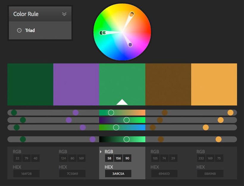 сервис Adobe Color